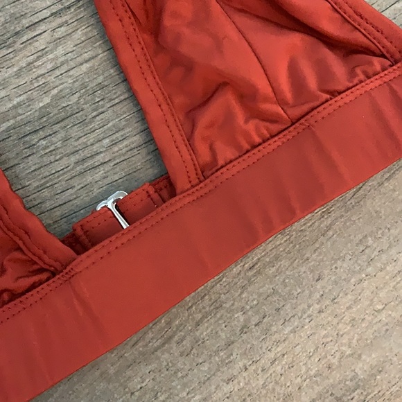 Dark orange bikini top - Picture 2 of 3
